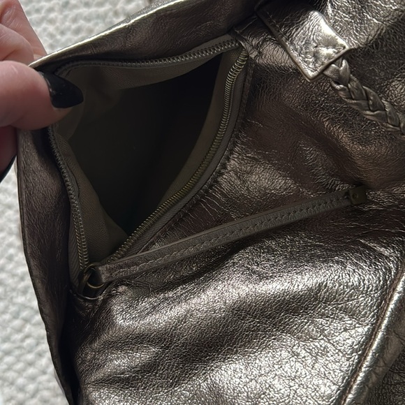 Elliott Lucca Metallic Gold Tote - Picture 7 of 7